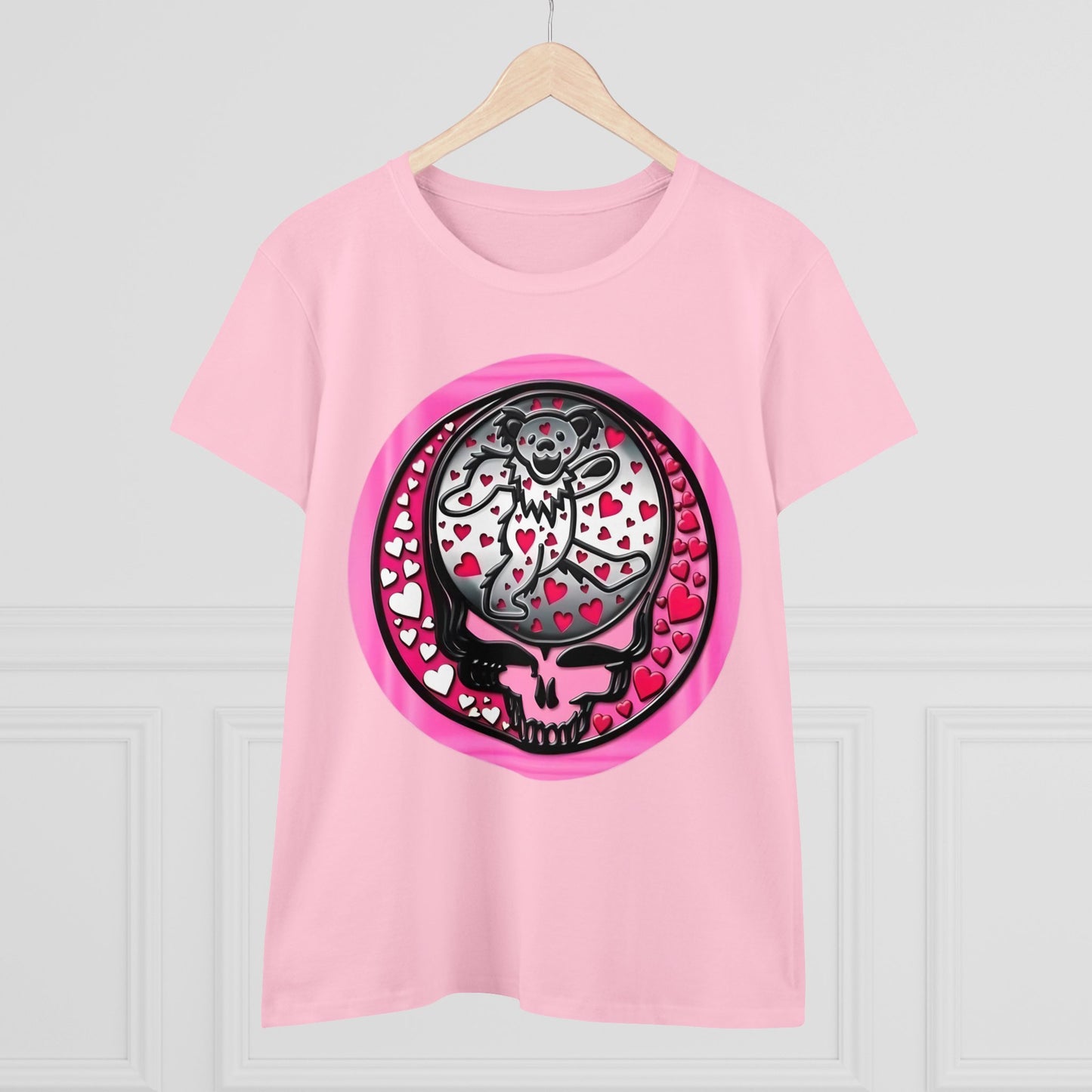 Not Fade Away Steal your face Women's Midweight Cotton Tee