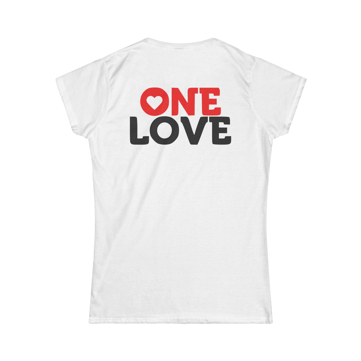 One Love Women's Softstyle Tee - Celebrate Togetherness