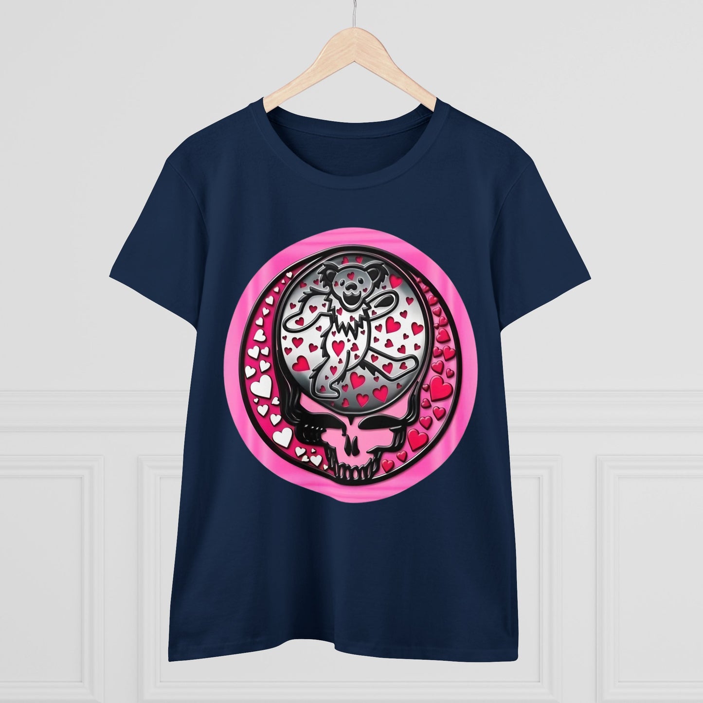 Not Fade Away Steal your face Women's Midweight Cotton Tee