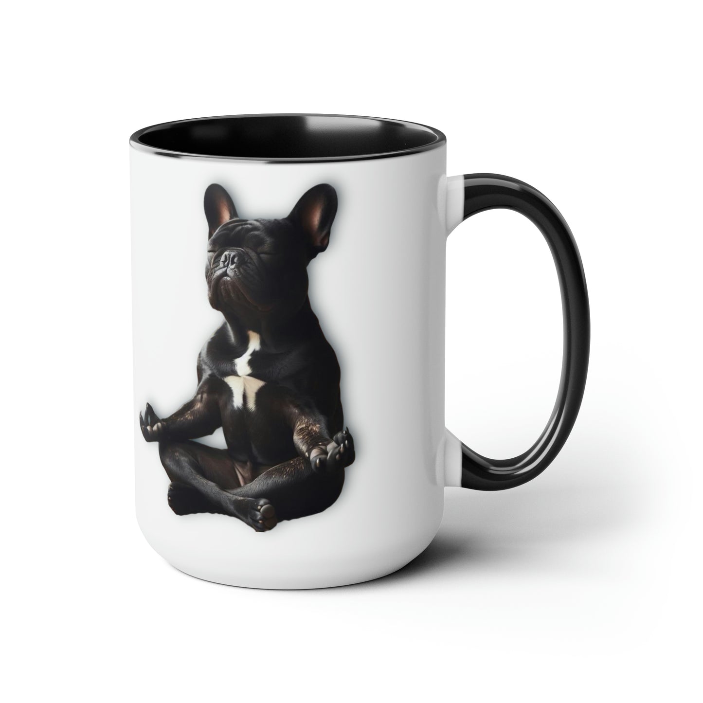 Morning Meditation Two-Tone Coffee Mugs, 15oz