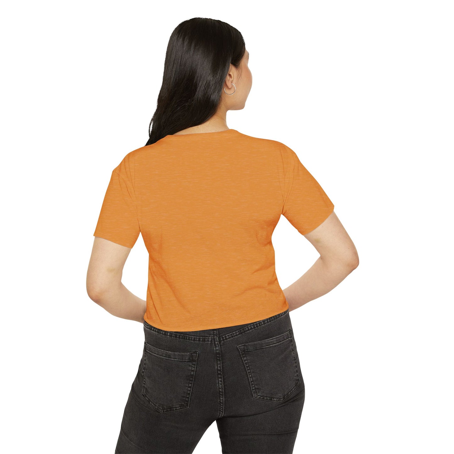 Women's Festival Crop Top - Peace & Love Reggae Roots Tee