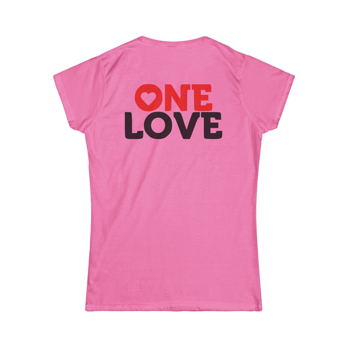 One Love Women's Softstyle Tee - Celebrate Togetherness