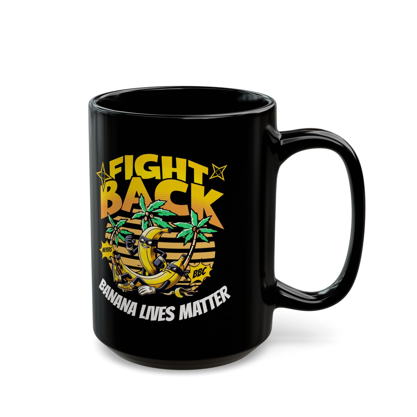 Banana Lives Matter Black Mug (11oz, 15oz)