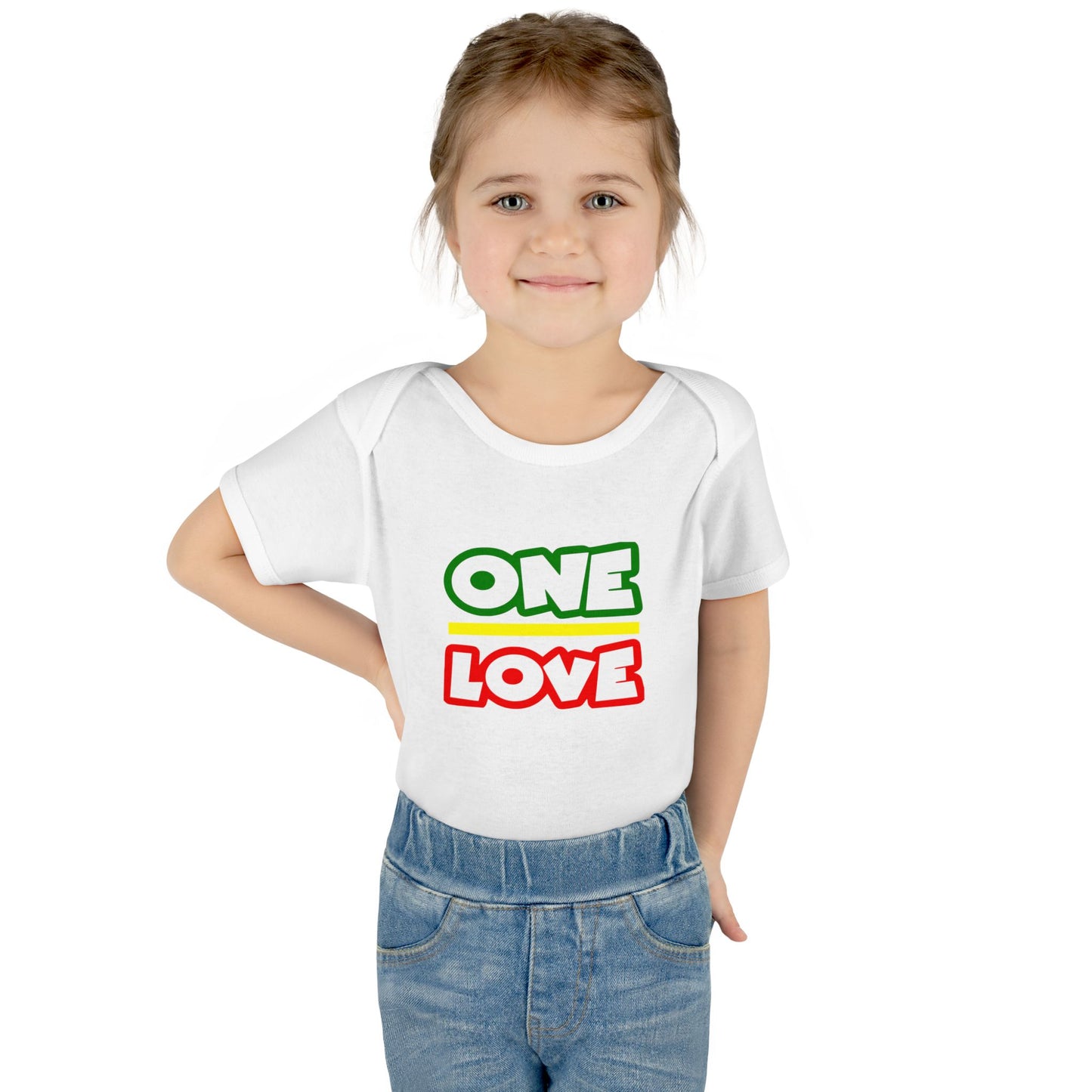 One Love Infant Bodysuit - Cute Baby Outfit for Joyful Occasions