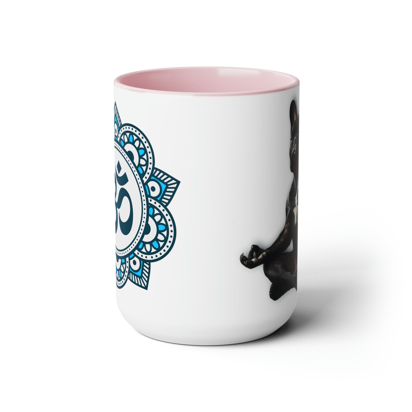 Morning Meditation Two-Tone Coffee Mugs, 15oz