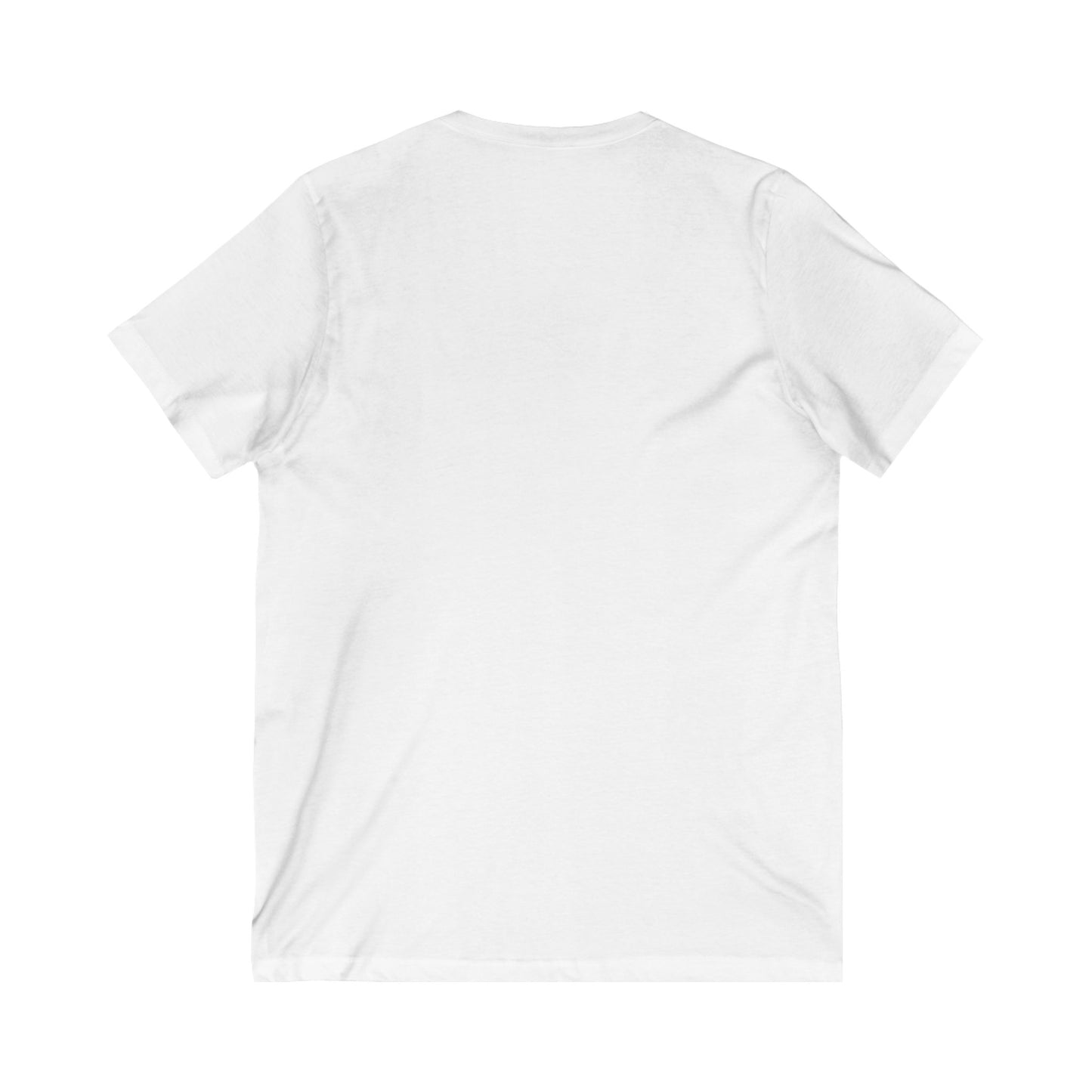 Unisex V-Neck Tee with Colorful 3 Birds Circle Design