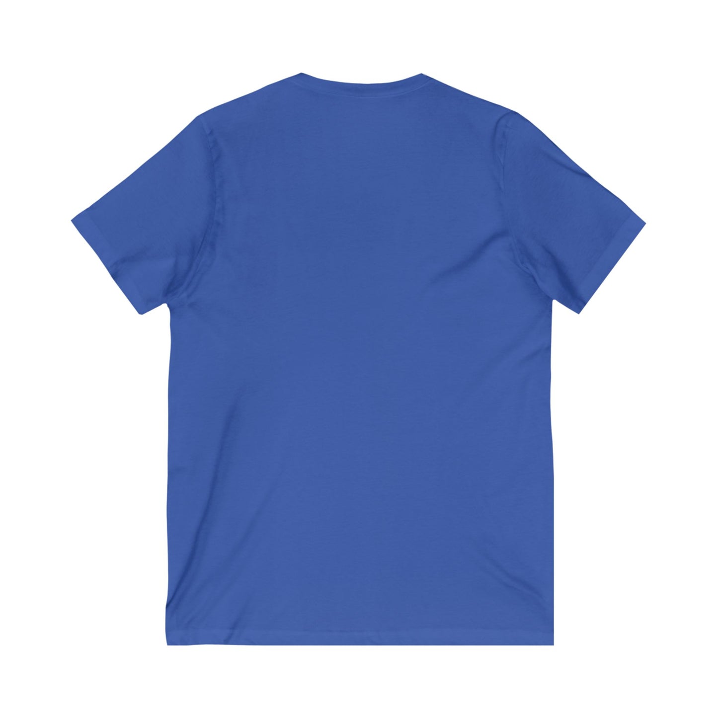Unisex V-Neck Tee with Colorful 3 Birds Circle Design