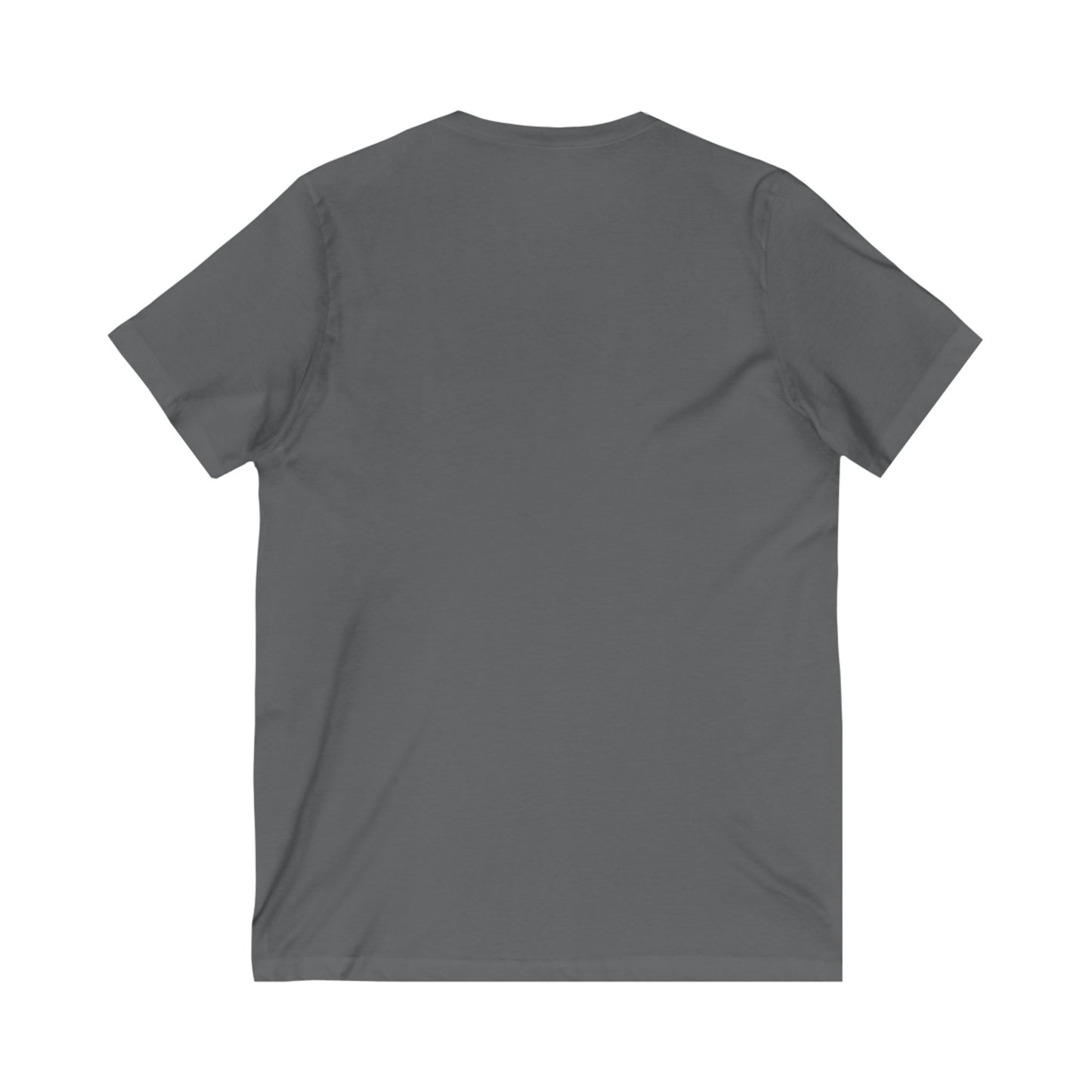 Unisex V-Neck Tee with Colorful 3 Birds Circle Design