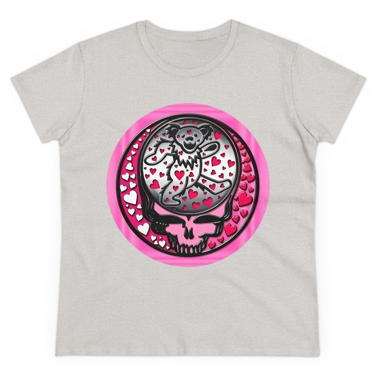 Not Fade Away Steal your face Women's Midweight Cotton Tee