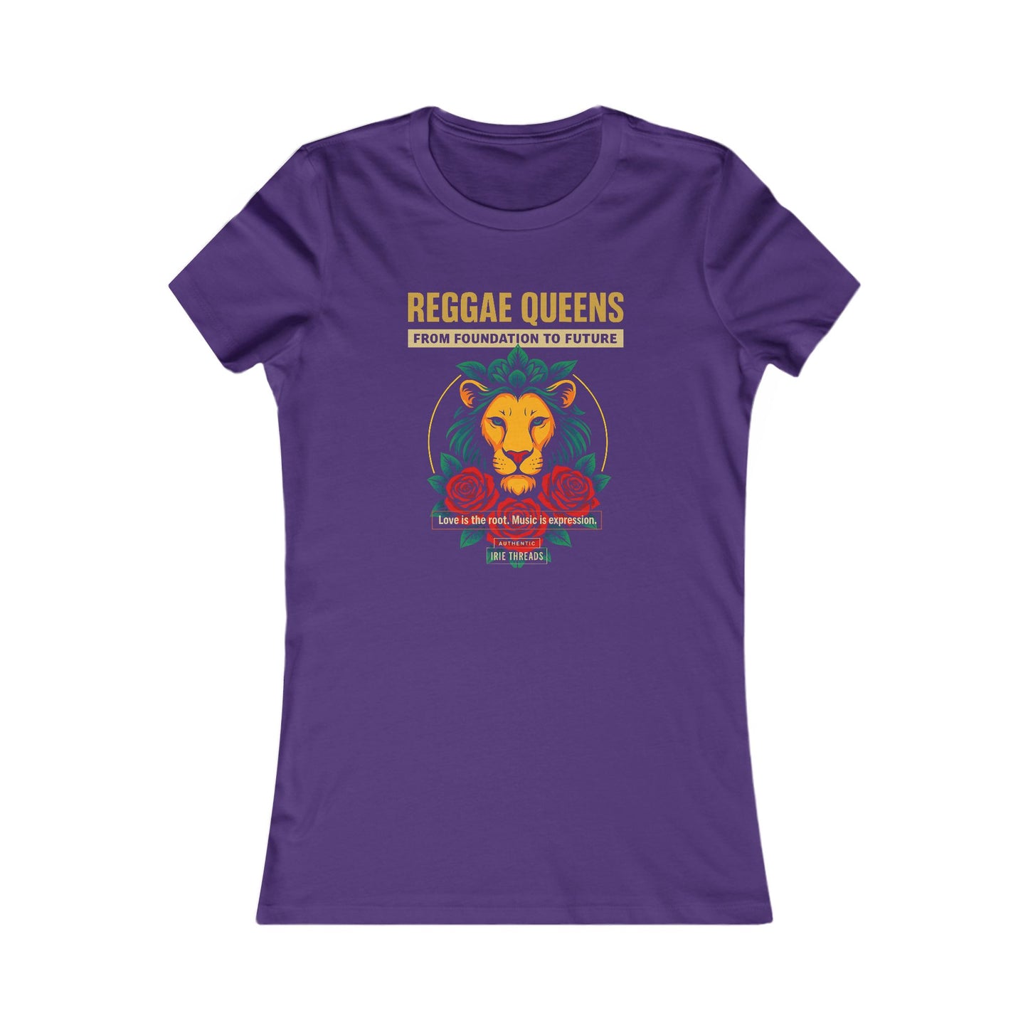 Reggae Queens Tee - Empowering Women's Favorite T-Shirt