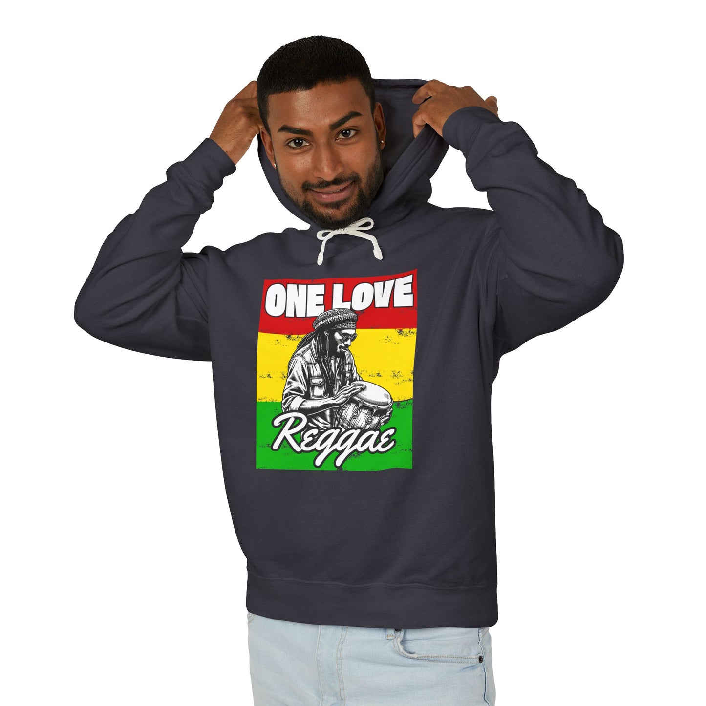Reggae Drummer Unisex Hoodie Sweatshirt
