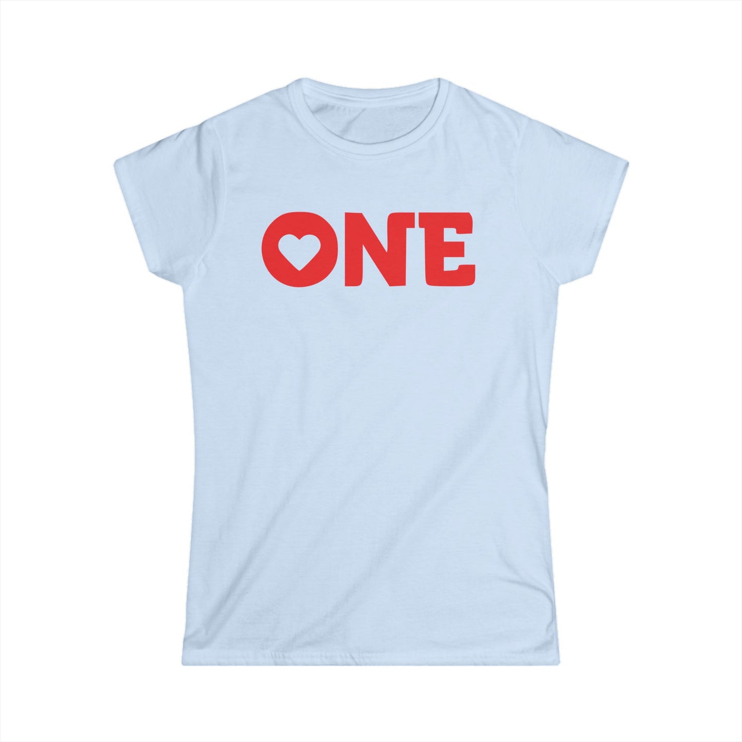 One Love Women's Softstyle Tee - Celebrate Togetherness