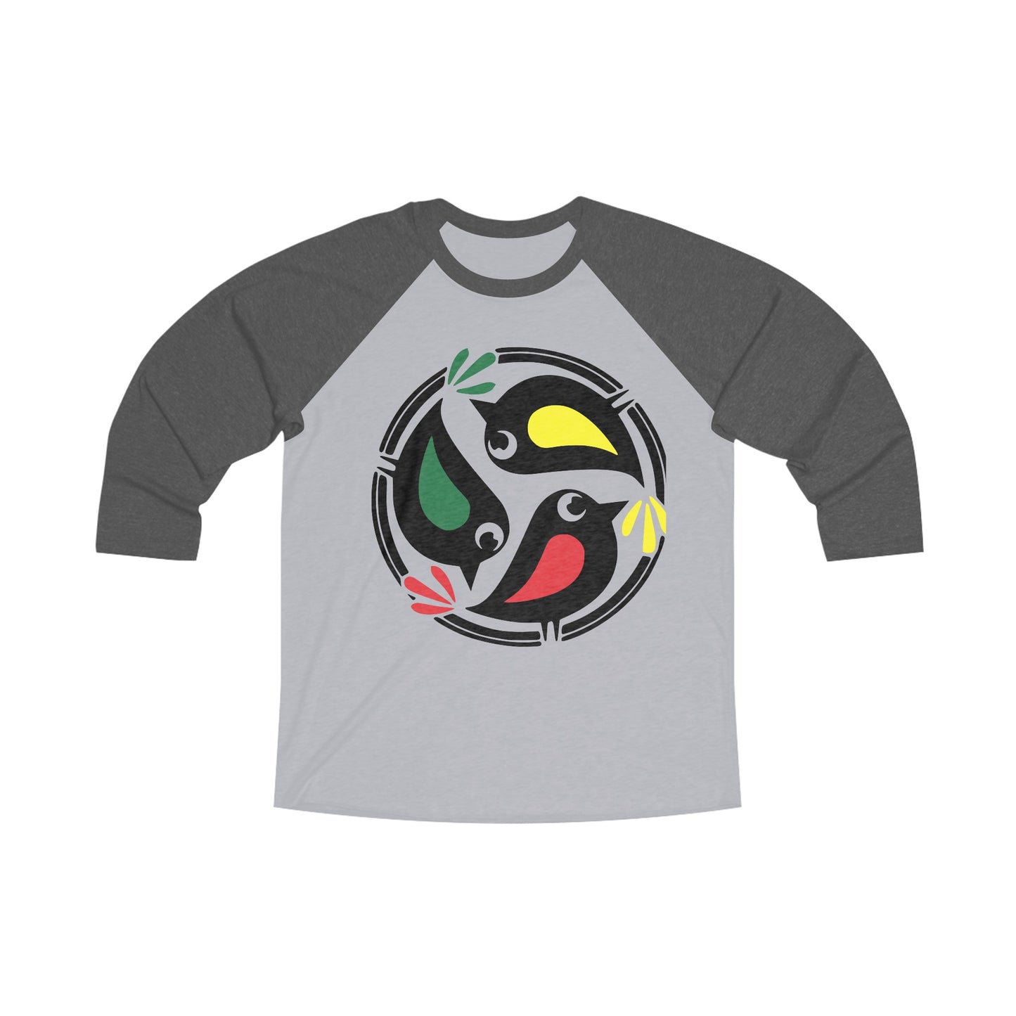 3 Little Birds Unisex Tri-Blend 3\4 Raglan Tee