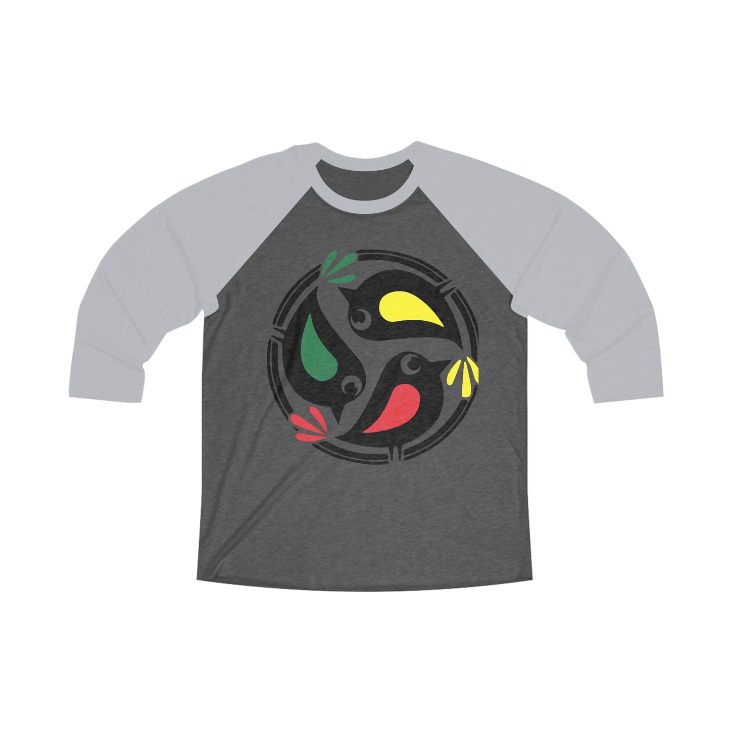 3 Little Birds Unisex Tri-Blend 3\4 Raglan Tee