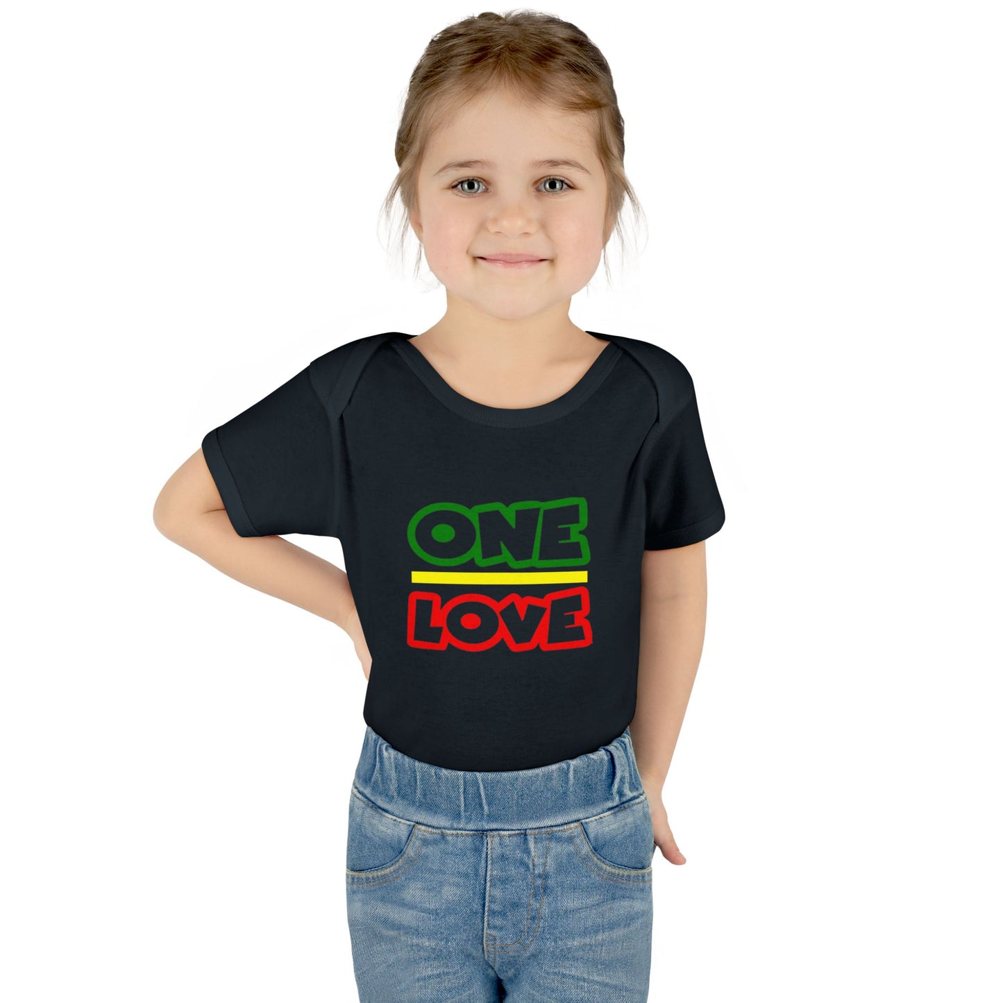 One Love Infant Bodysuit - Cute Baby Outfit for Joyful Occasions