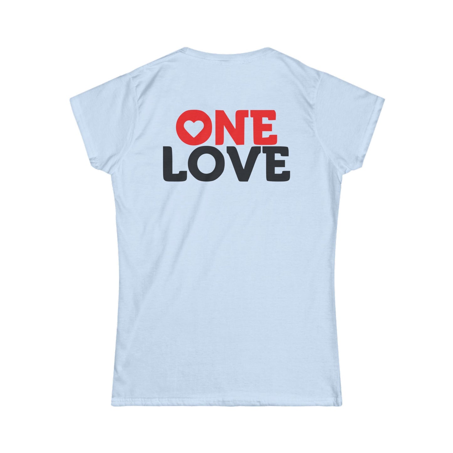 One Love Women's Softstyle Tee - Celebrate Togetherness