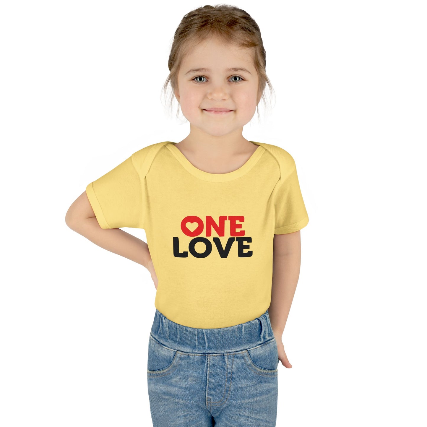One Love Infant Bodysuit - Cute Baby Onesie for Newborns