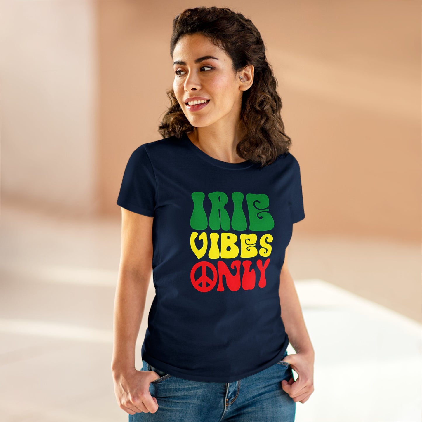 Irie Vibes Only Women's Midweight Cotton Tee