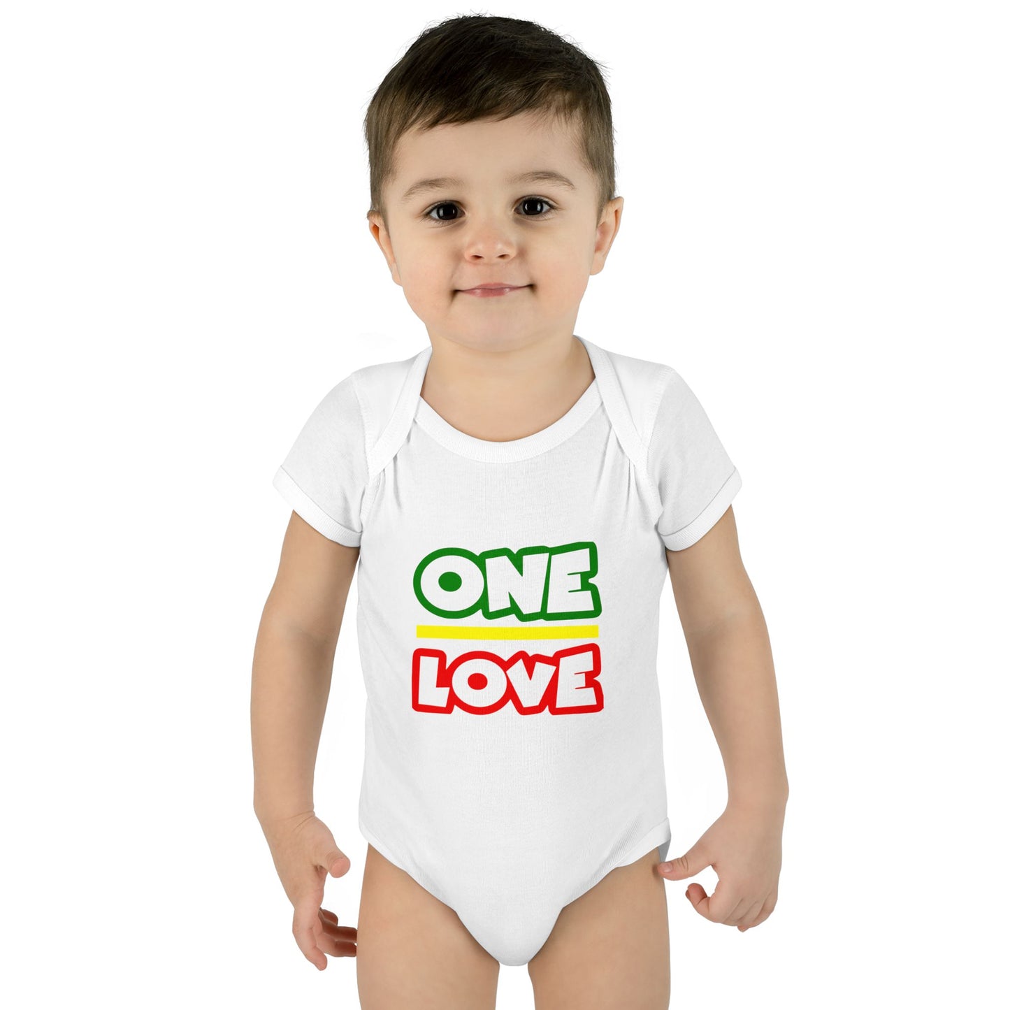 One Love Infant Bodysuit - Cute Baby Outfit for Joyful Occasions