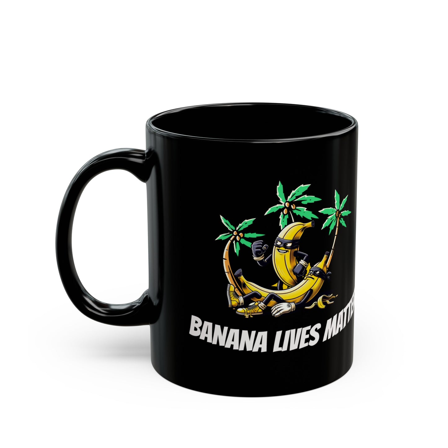 Banana Lives Matter Black Mug (11oz, 15oz)