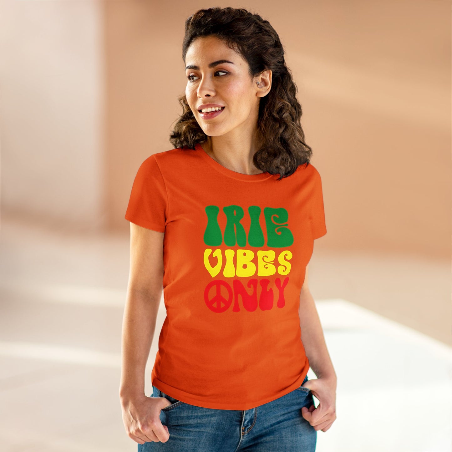 Irie Vibes Only Women's Midweight Cotton Tee
