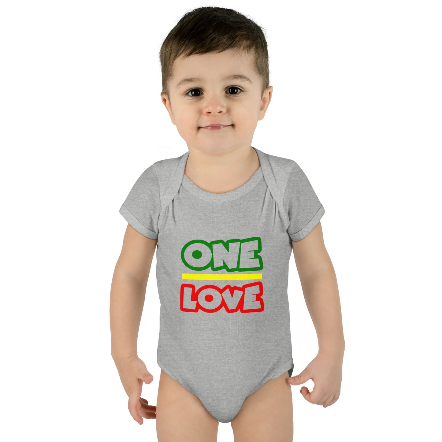 One Love Infant Bodysuit - Cute Baby Outfit for Joyful Occasions