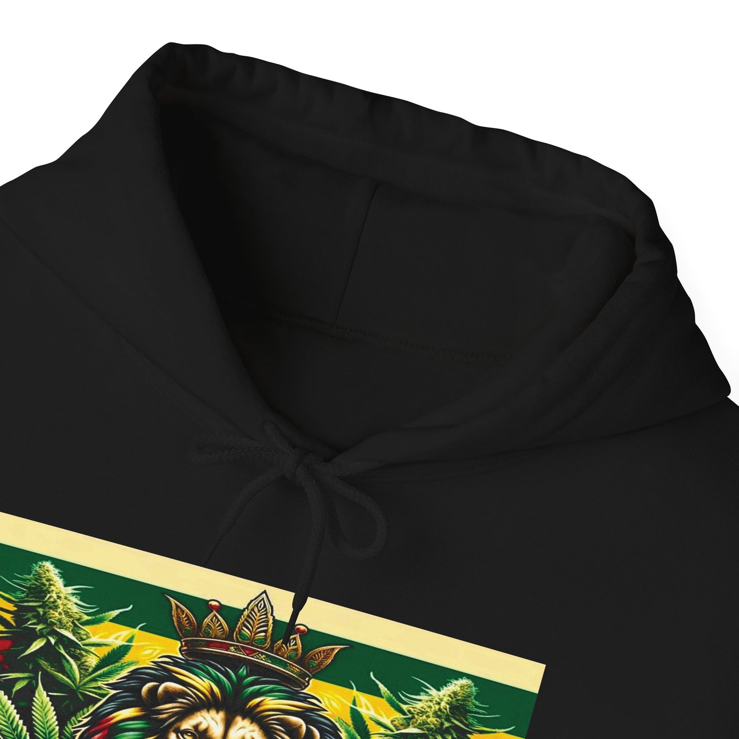 Crowned Lion by Irie Threads Unisex Heavy Hooded Sweatshirt