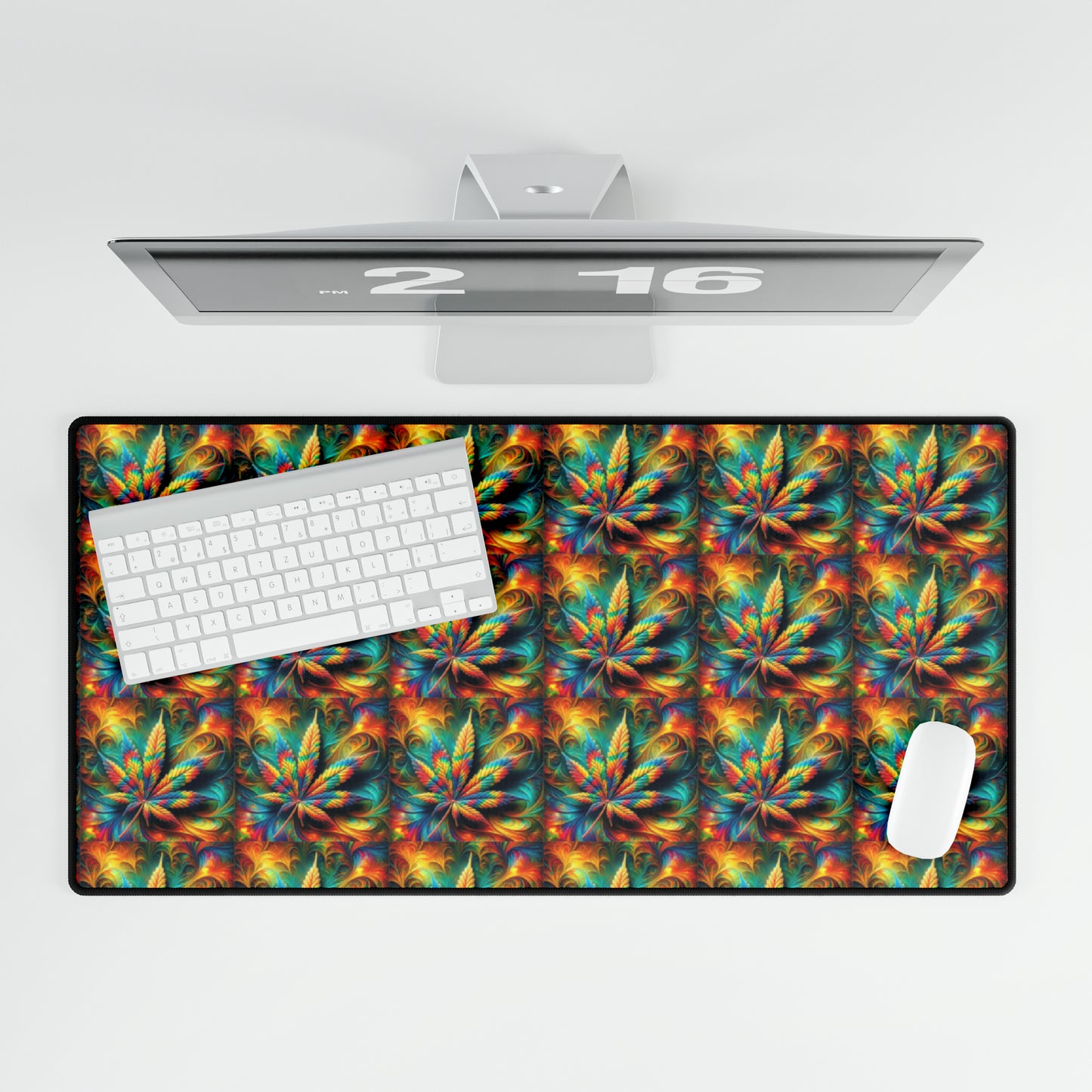 Weed Mosaic Desk Mats
