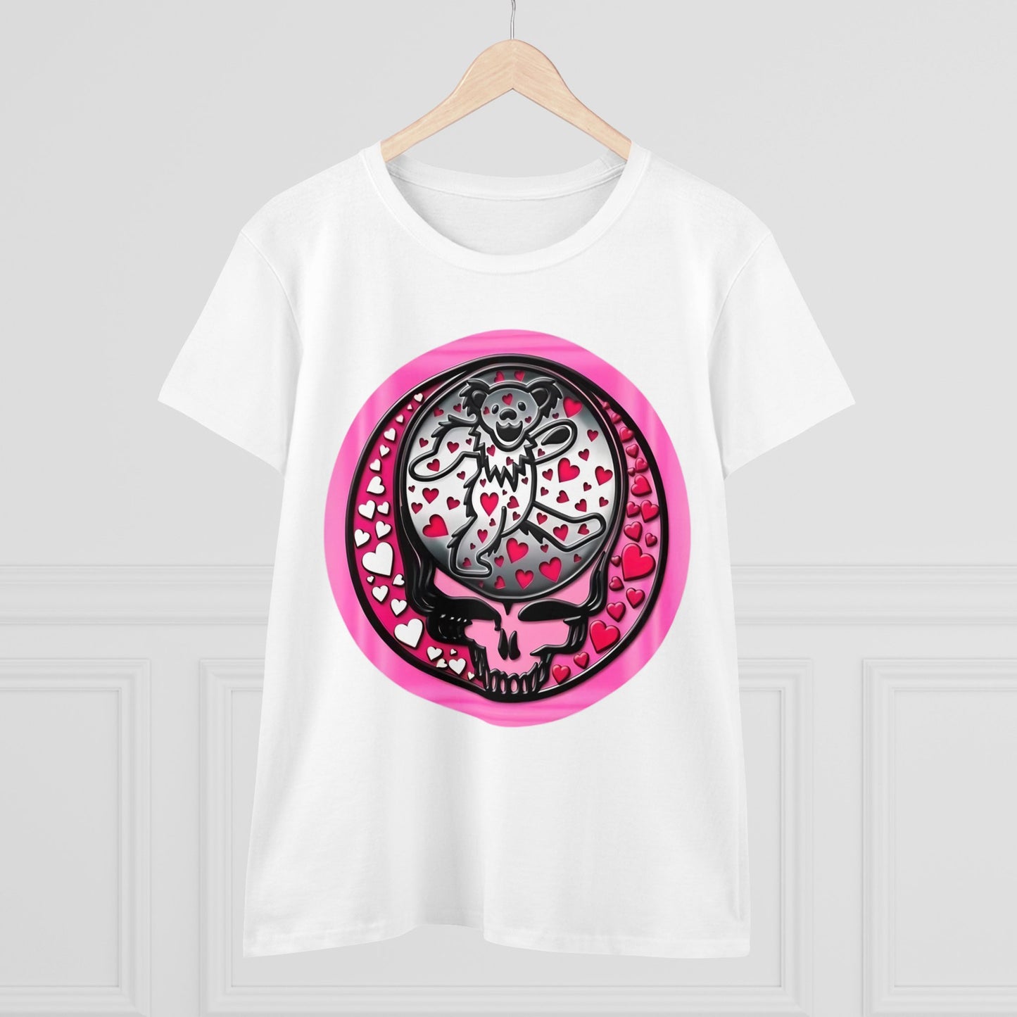 Not Fade Away Steal your face Women's Midweight Cotton Tee