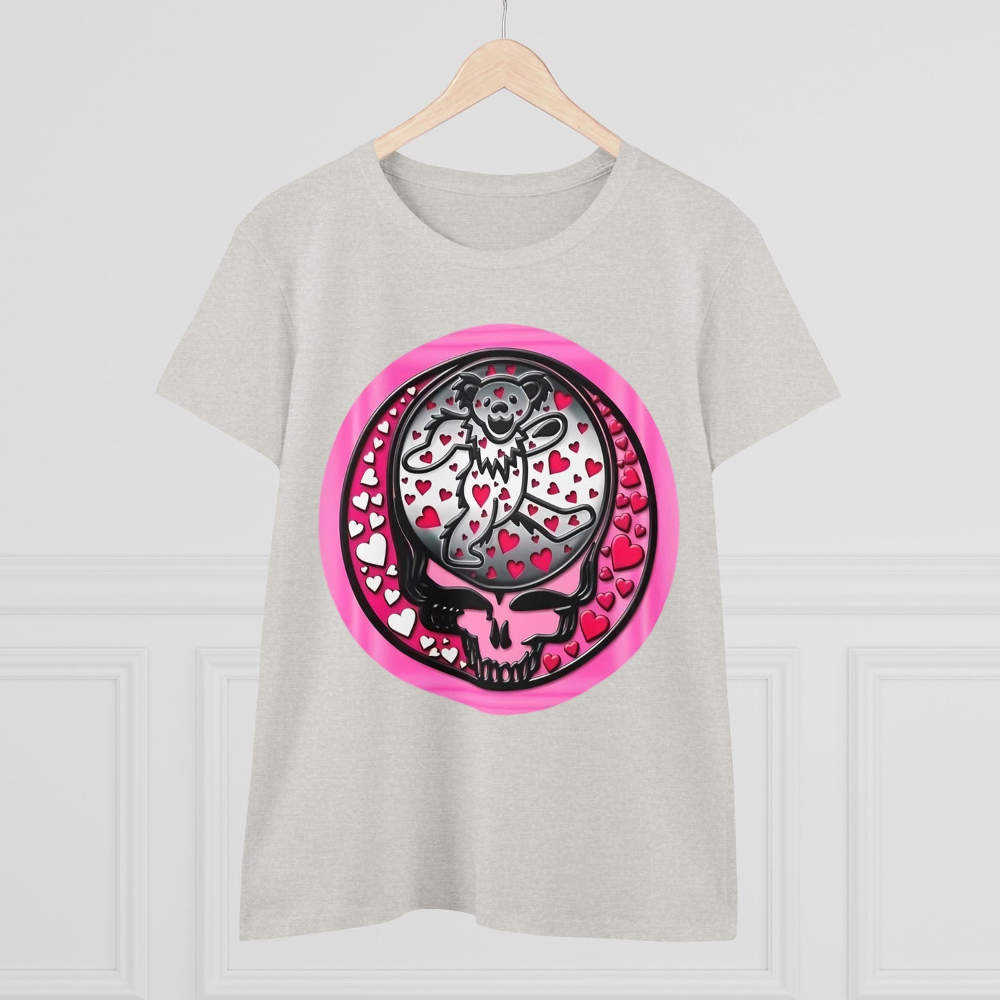 Not Fade Away Steal your face Women's Midweight Cotton Tee