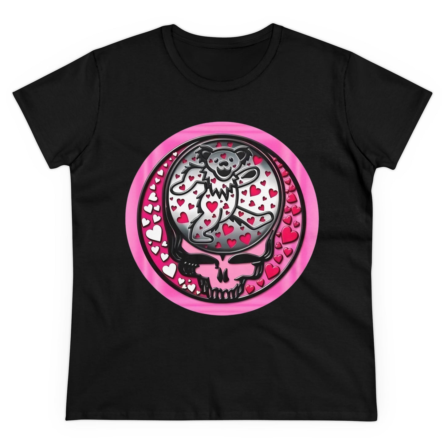Not Fade Away Steal your face Women's Midweight Cotton Tee