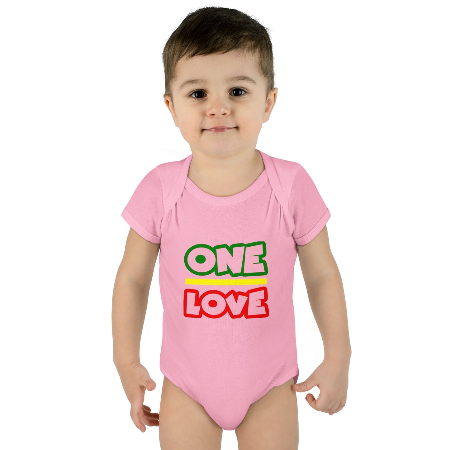 One Love Infant Bodysuit - Cute Baby Outfit for Joyful Occasions