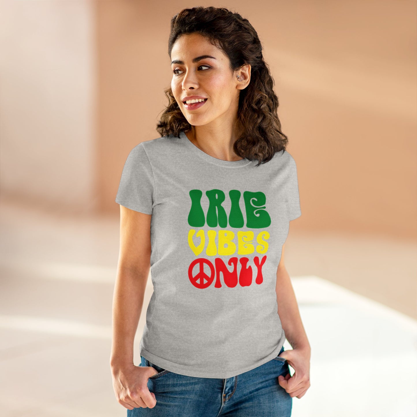 Irie Vibes Only Women's Midweight Cotton Tee