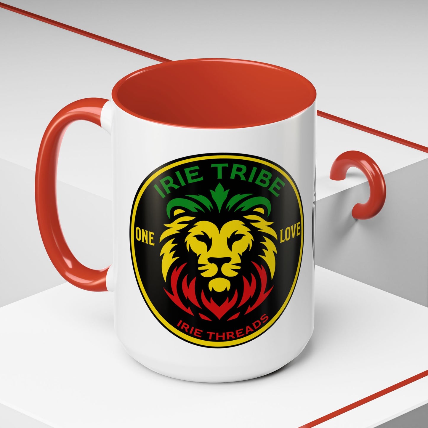 Irie Tribe Accent Coffee Mug - Colorful Bird Design