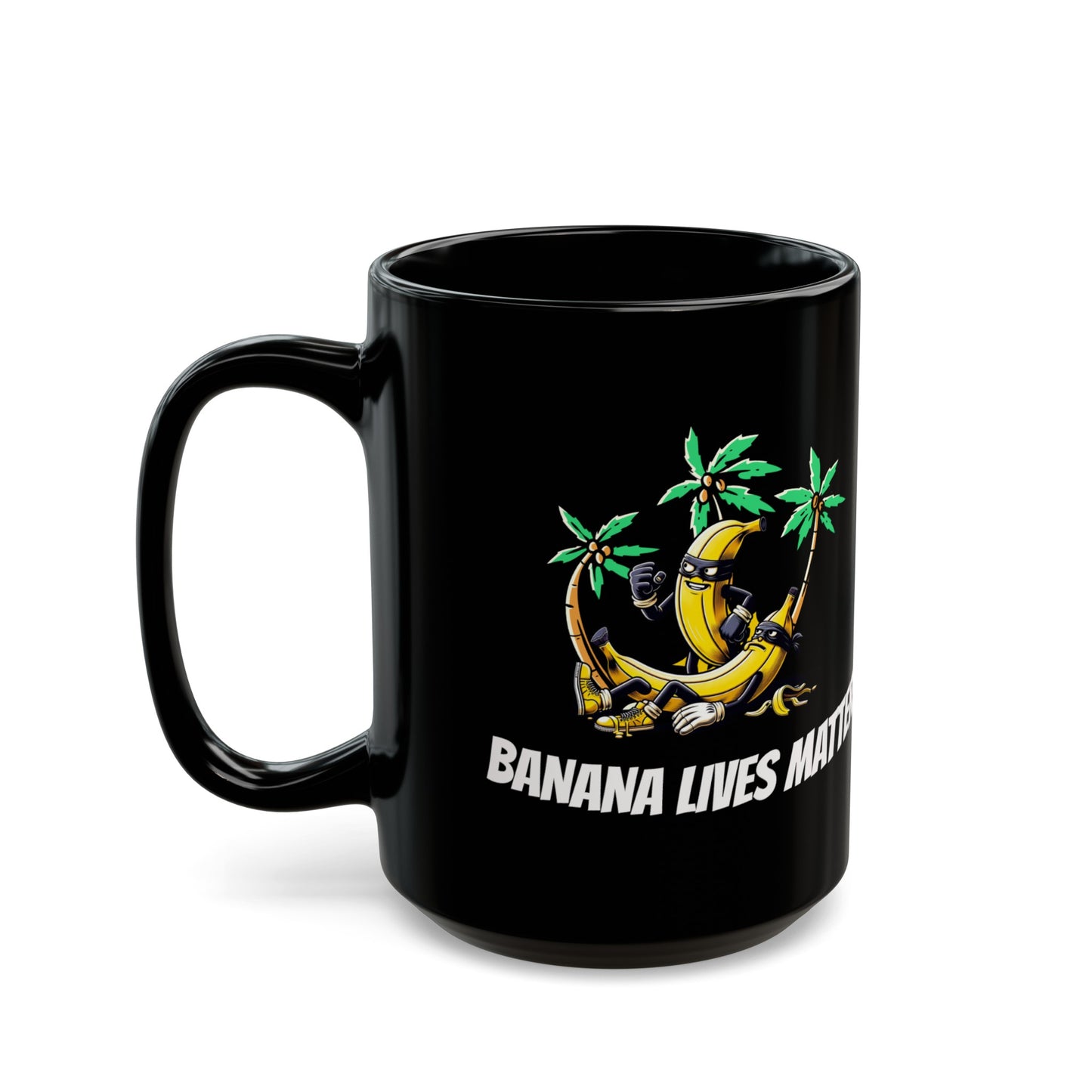 Banana Lives Matter Black Mug (11oz, 15oz)