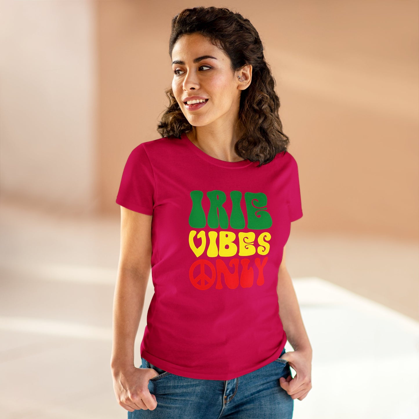 Irie Vibes Only Women's Midweight Cotton Tee