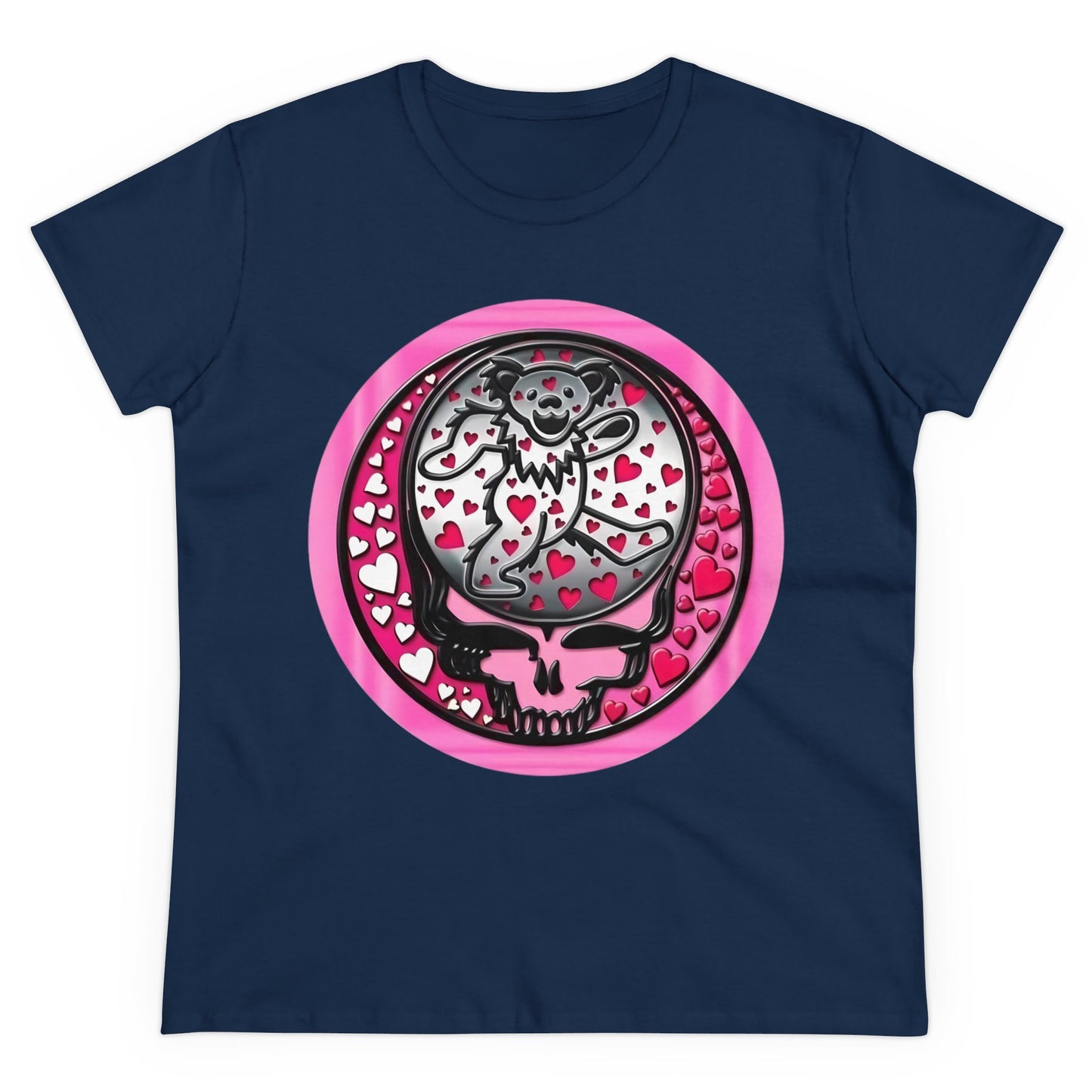 Not Fade Away Steal your face Women's Midweight Cotton Tee