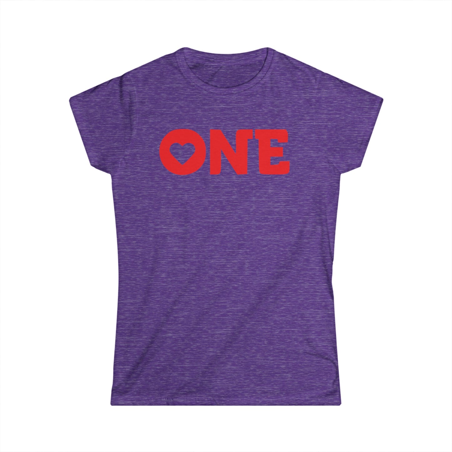 One Love Women's Softstyle Tee - Celebrate Togetherness