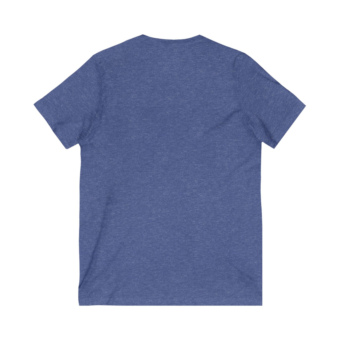 Unisex V-Neck Tee with Colorful 3 Birds Circle Design