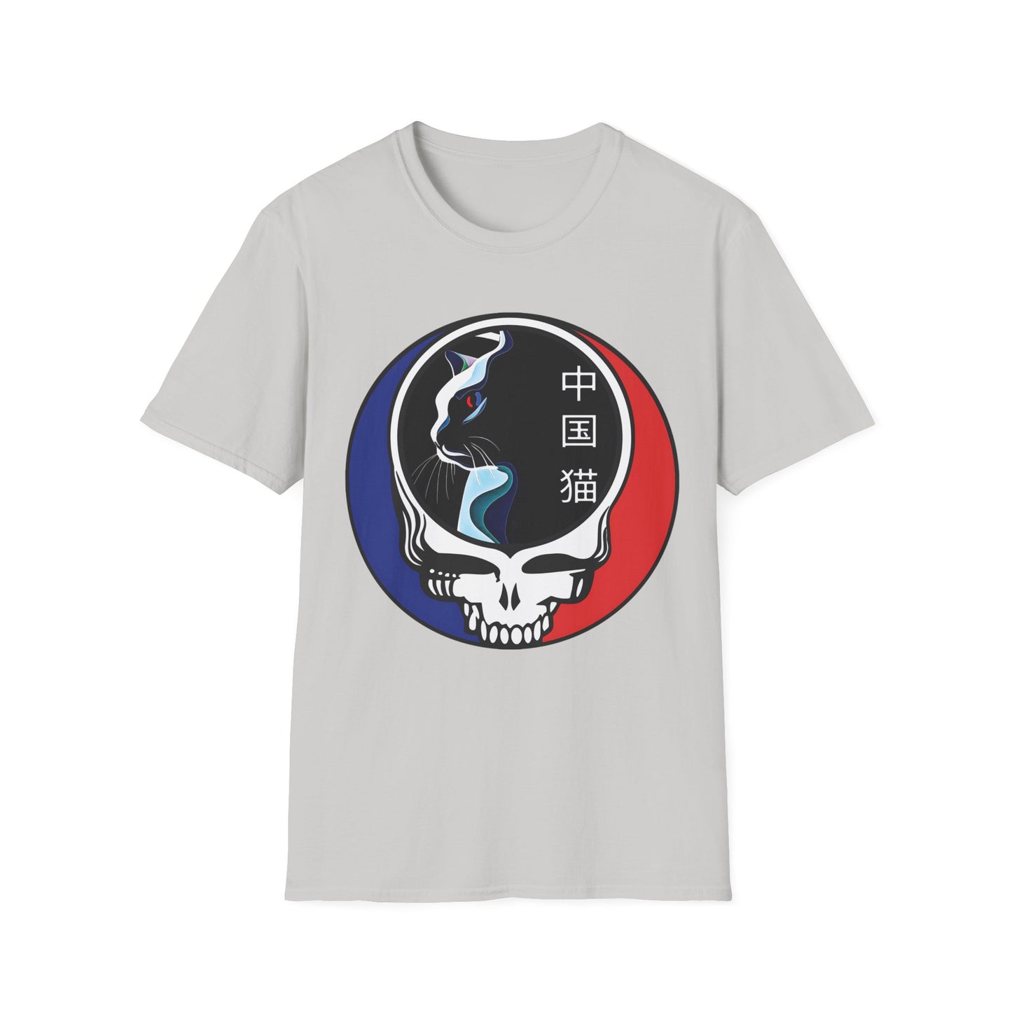 China Cat Sunflower Unisex Softstyle T-Shirt
