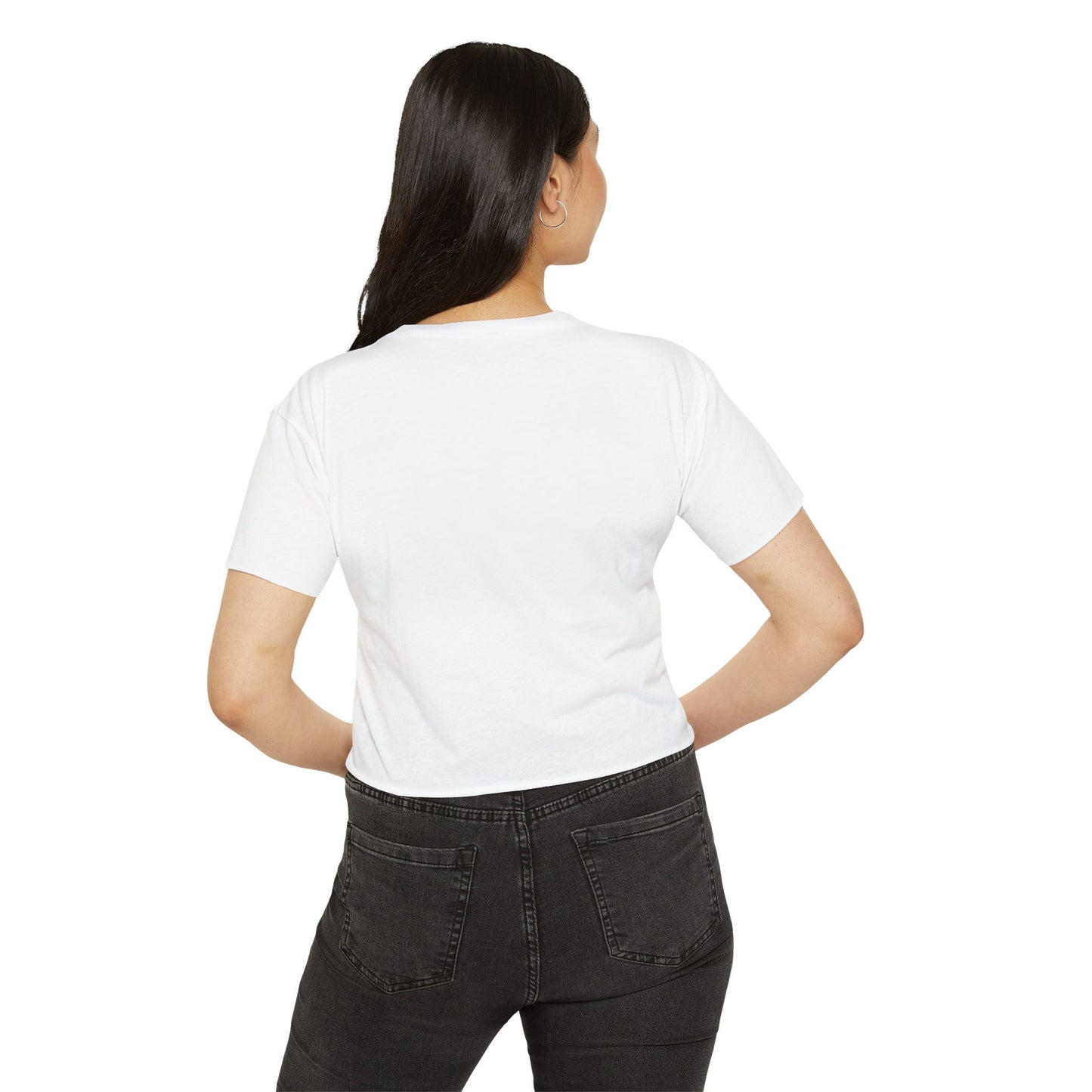 Women's Festival Crop Top - Peace & Love Reggae Roots Tee