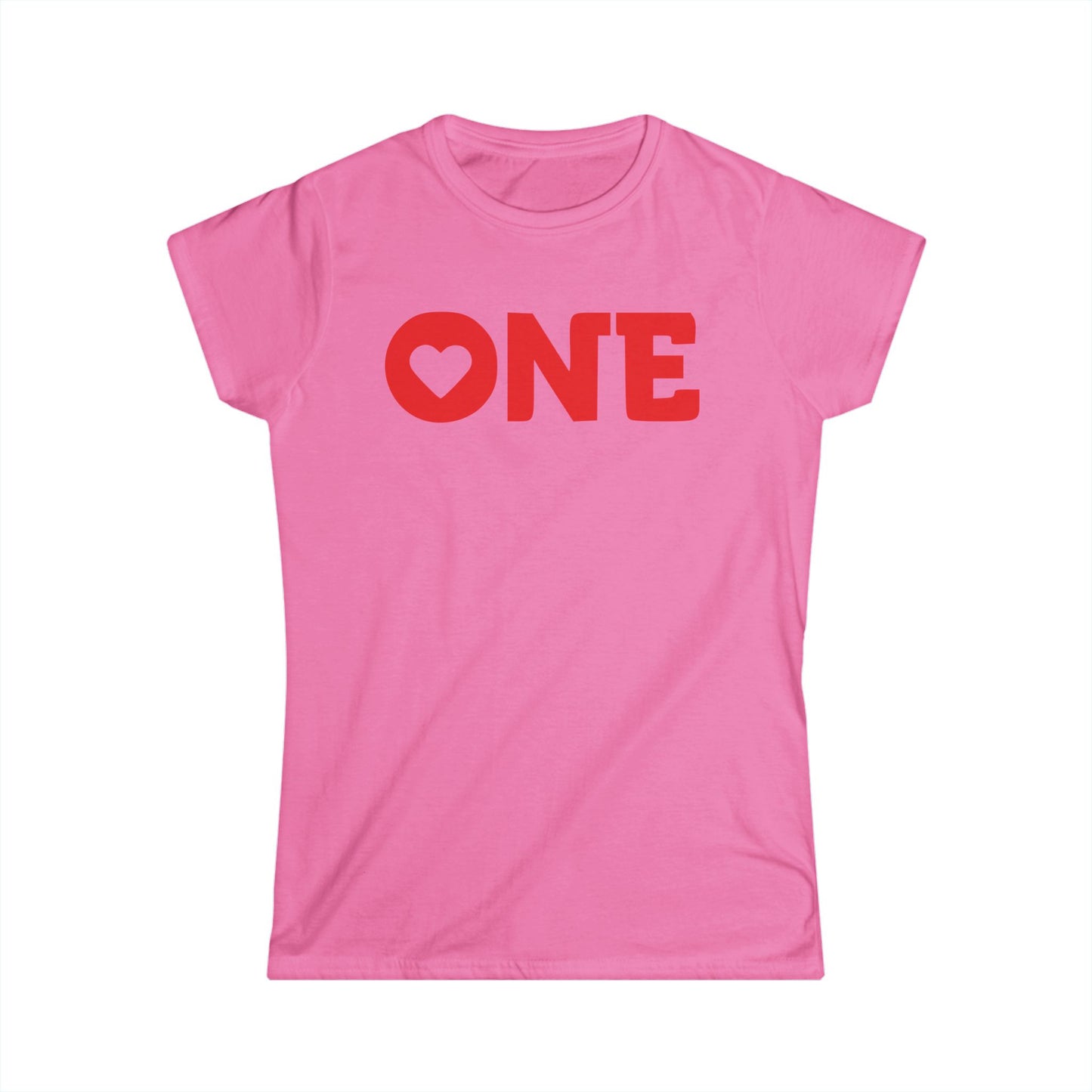 One Love Women's Softstyle Tee - Celebrate Togetherness