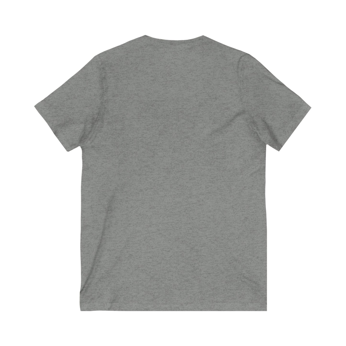 Unisex V-Neck Tee with Colorful 3 Birds Circle Design