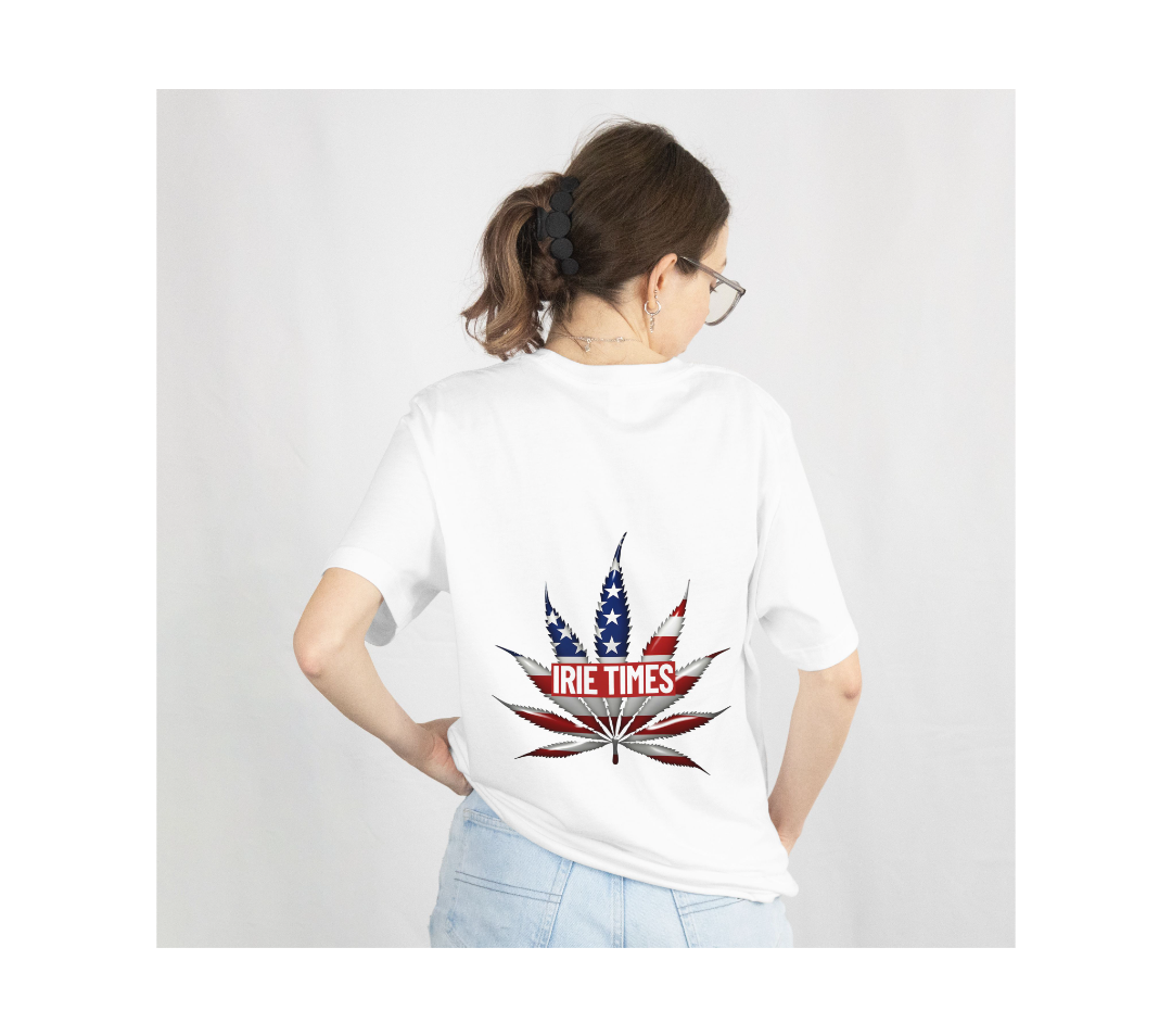 Irie Times Box Logo & Flag Leaf Tees – Black & White