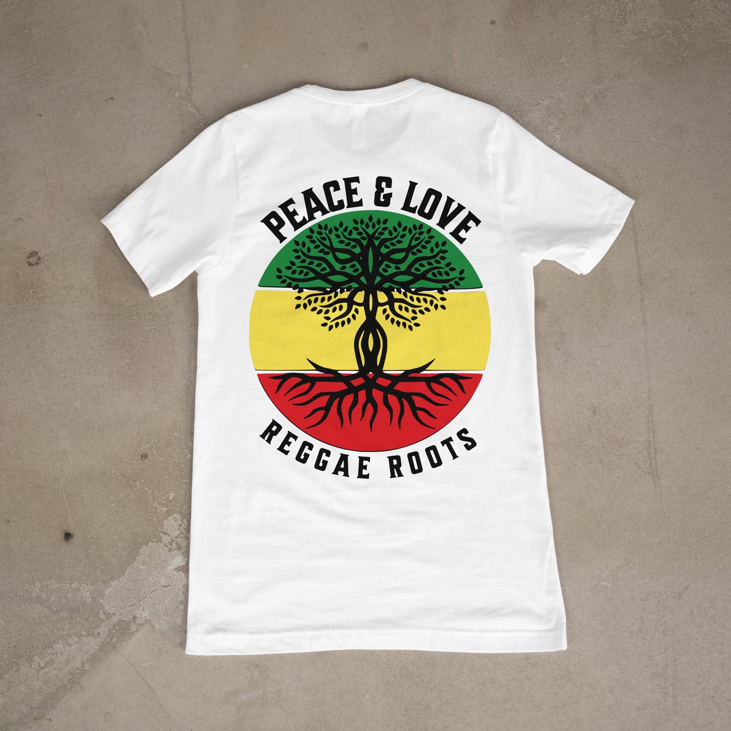 Reggae Roots Graphic Tee – Tree of Life Design