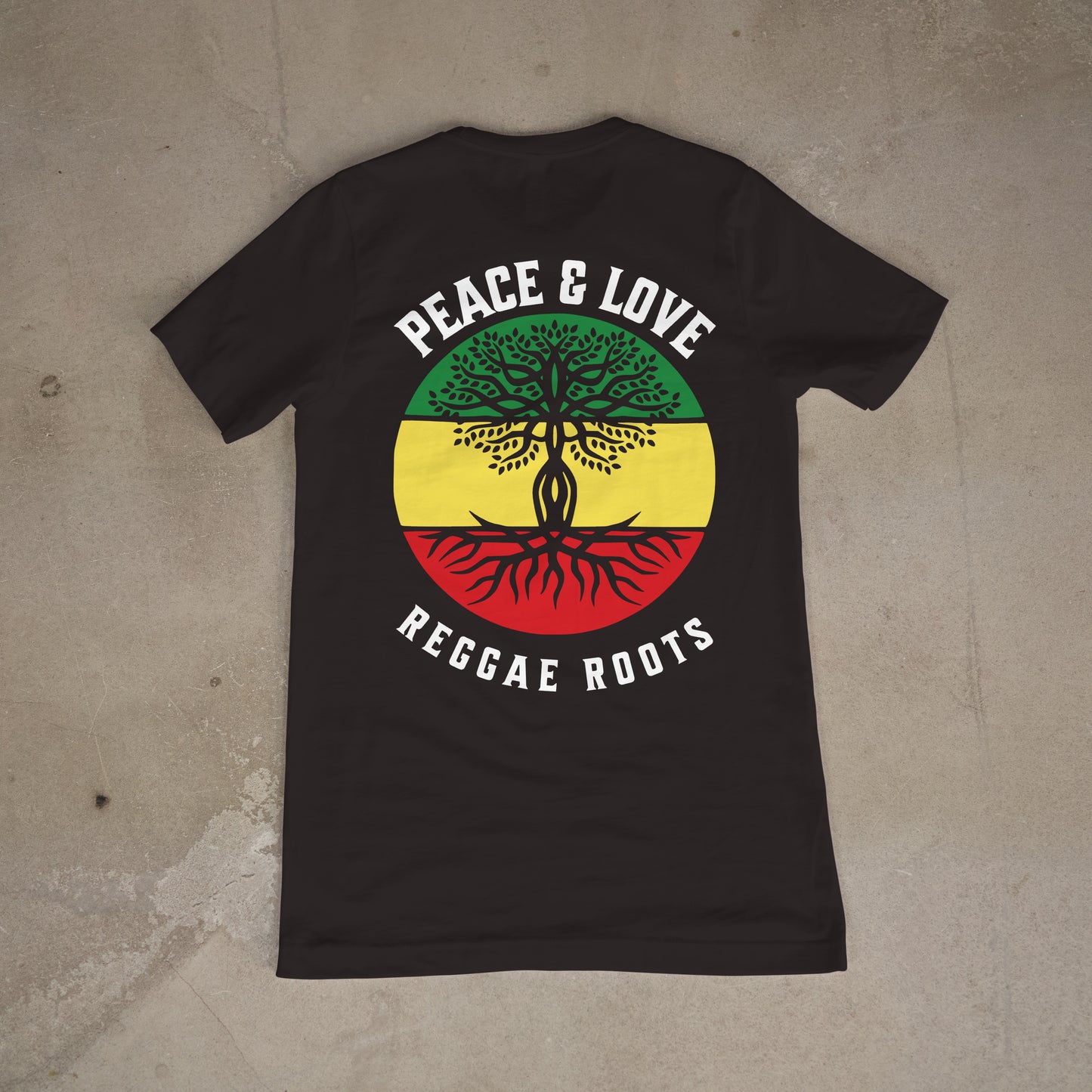 Reggae Roots Graphic Tee – Tree of Life Design