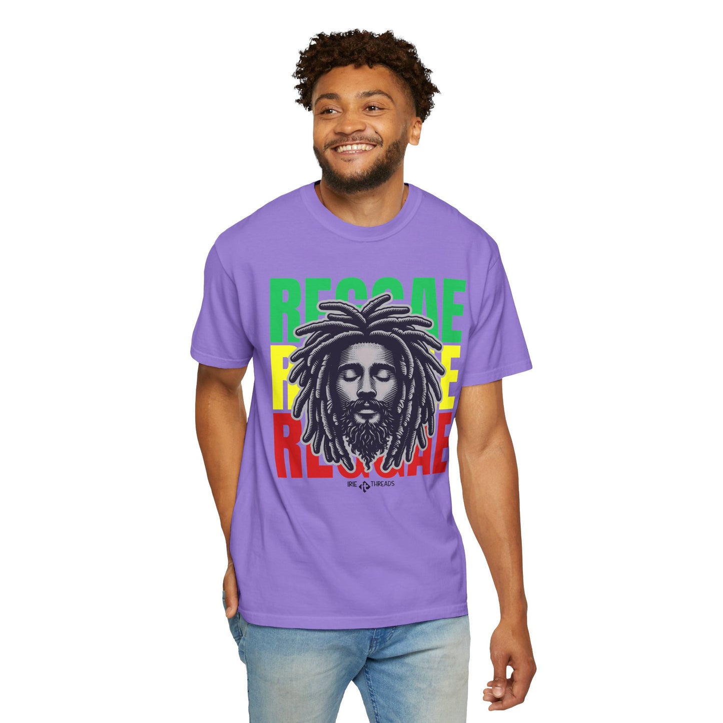 Dreadlock Rasta Unisex Garment-Dyed T-shirt