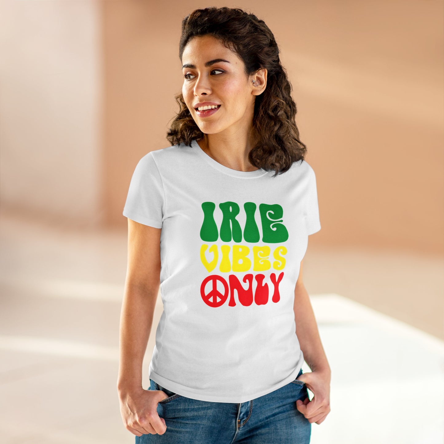 Irie Vibes Only Women's Midweight Cotton Tee
