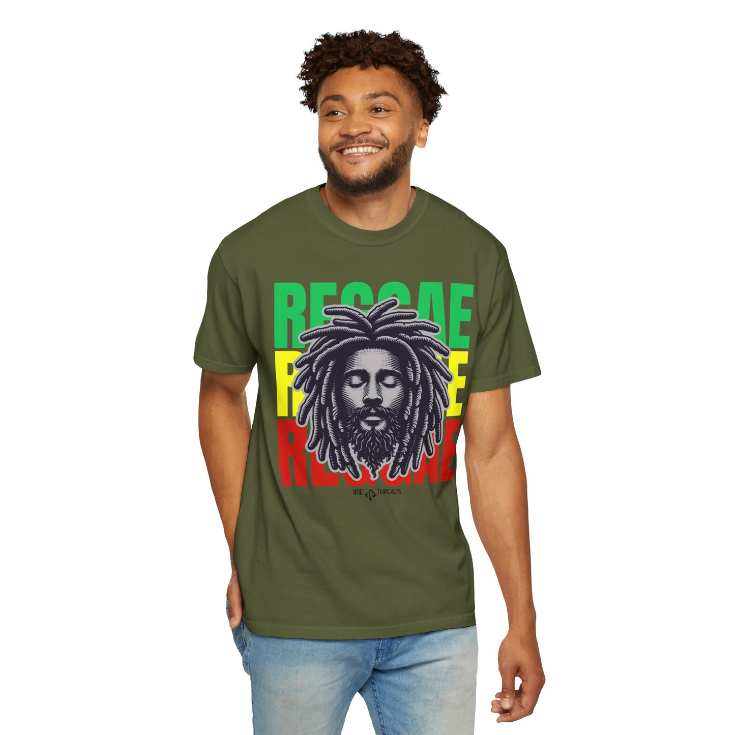 Dreadlock Rasta Unisex Garment-Dyed T-shirt