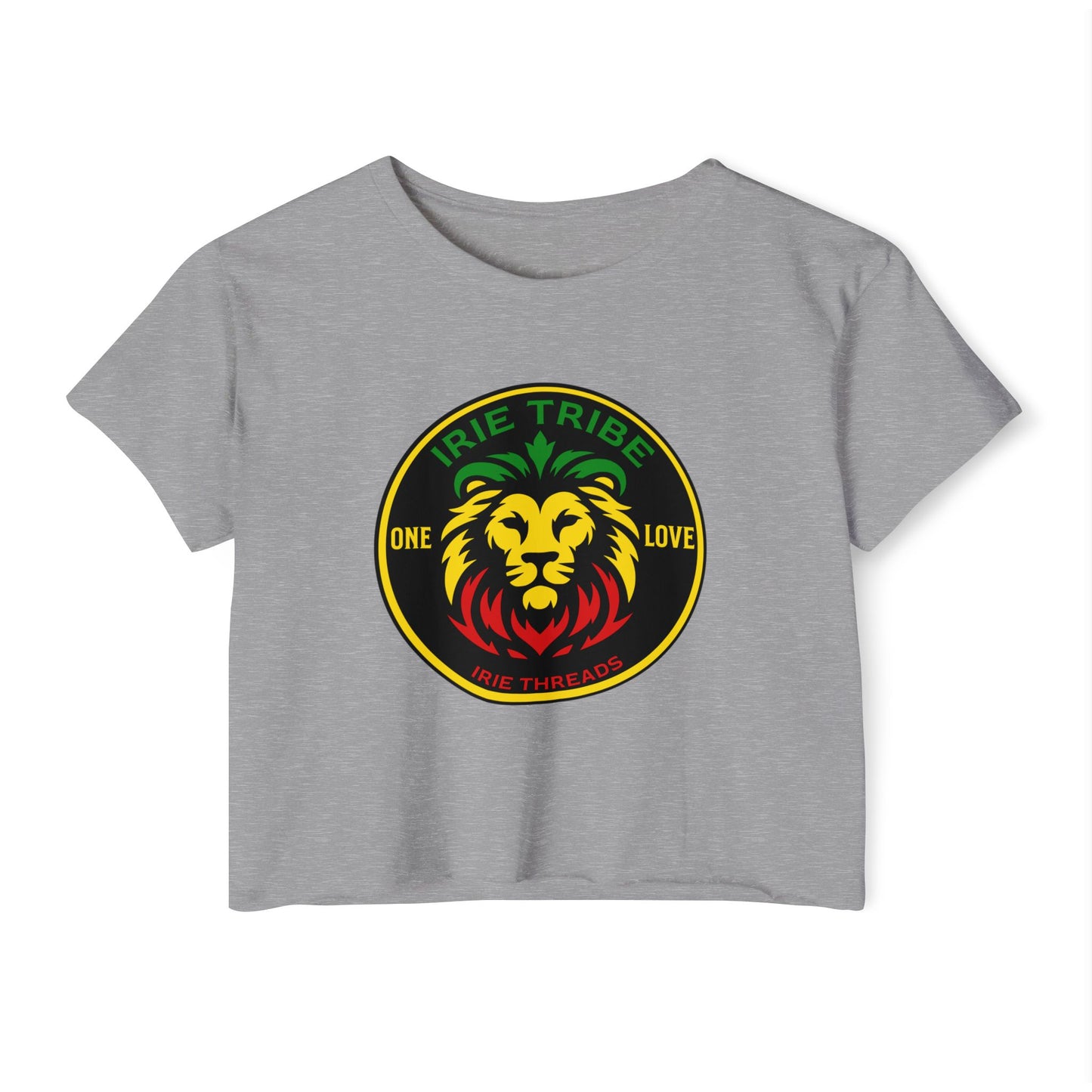 Women's Festival Crop Top - Irie Tribe One Love Design
